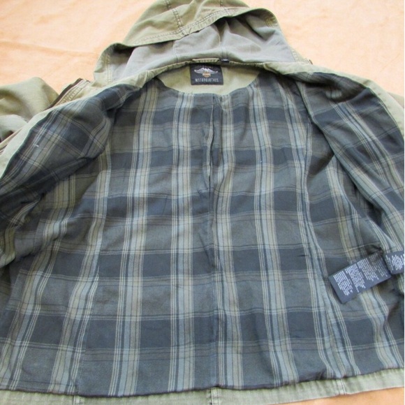 Harley Davidsons Women XL hooded canvas jacket - Picture 7 of 16